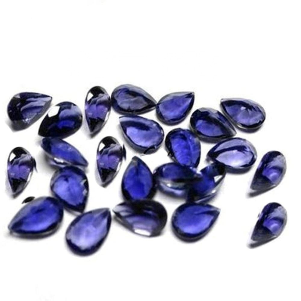 3x5mm Iolite Faceted Pear Loose Gemstones