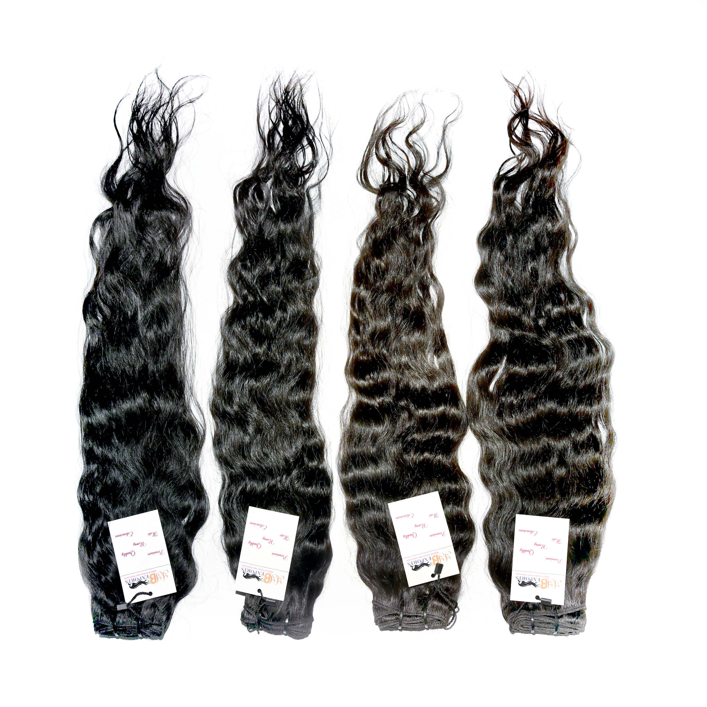Indian Natural Cuticle Aligned Raw Virgin Remy Curly Human Hair Extensions
