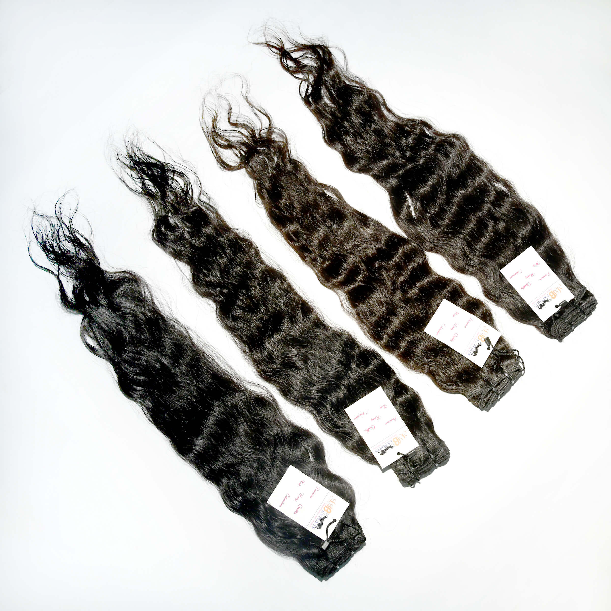 Indian Natural Cuticle Aligned Raw Virgin Remy Curly Human Hair Extensions