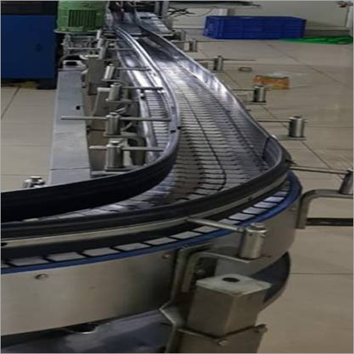 Out Feed Slat Chain Conveyor System 