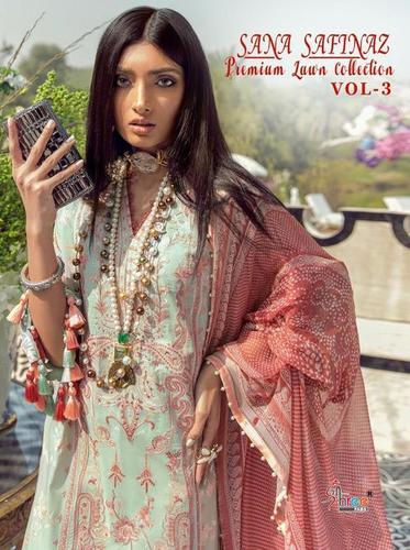 Shree Fabs Sana Safinaz Premium Lawn Collection Vol 3 Pakistani Salwar Suit Catalog