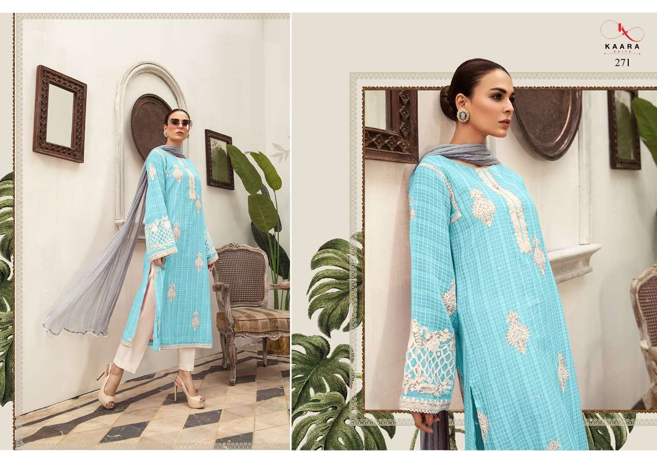 Kaara Suits Maria B Eid Collection Vol 2 Net With Embroidery Pakistani Suit Catalog