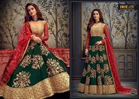 Hotlday Safeena Vol 21 Silk Georgette Wedding Gown Type Salwar Suit Catalog
