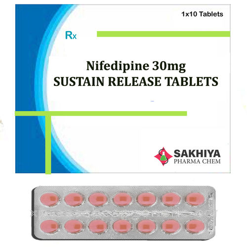 Nifedipine 30mg Sustain Release Tablets