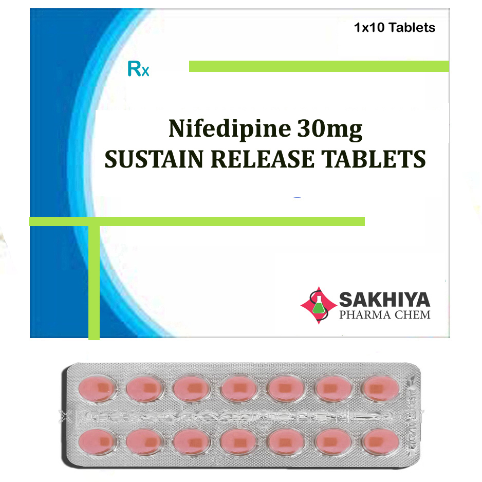 Nifedipine 30mg Sustain Release Tablets