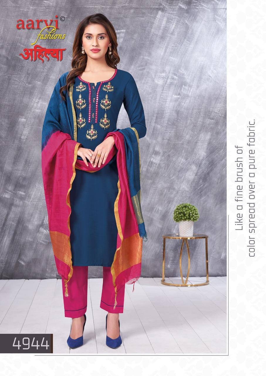 Aarvi Fashion Ahilya Vol 1 Fancy Readymade Salwar Suit Catalog