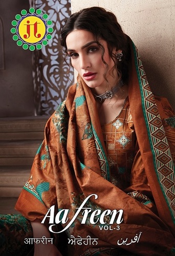 Jt Aafreen Vol 3 Cotton Printed Dress Material Catalog
