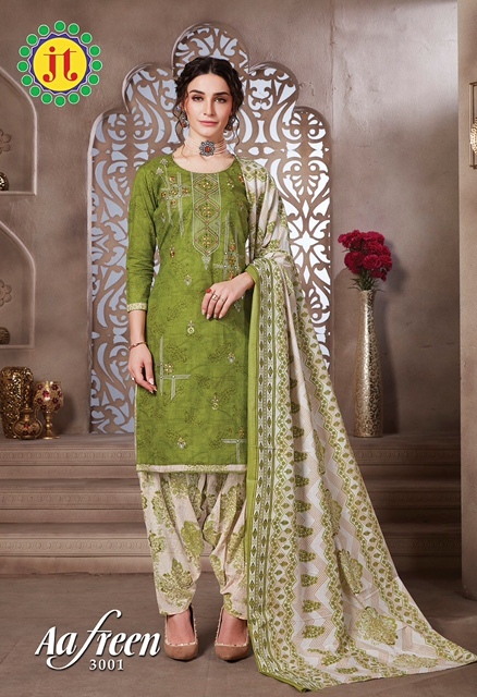 Jt Aafreen Vol 3 Cotton Printed Dress Material Catalog