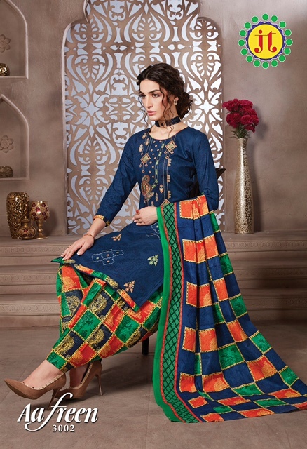 Jt Aafreen Vol 3 Cotton Printed Dress Material Catalog