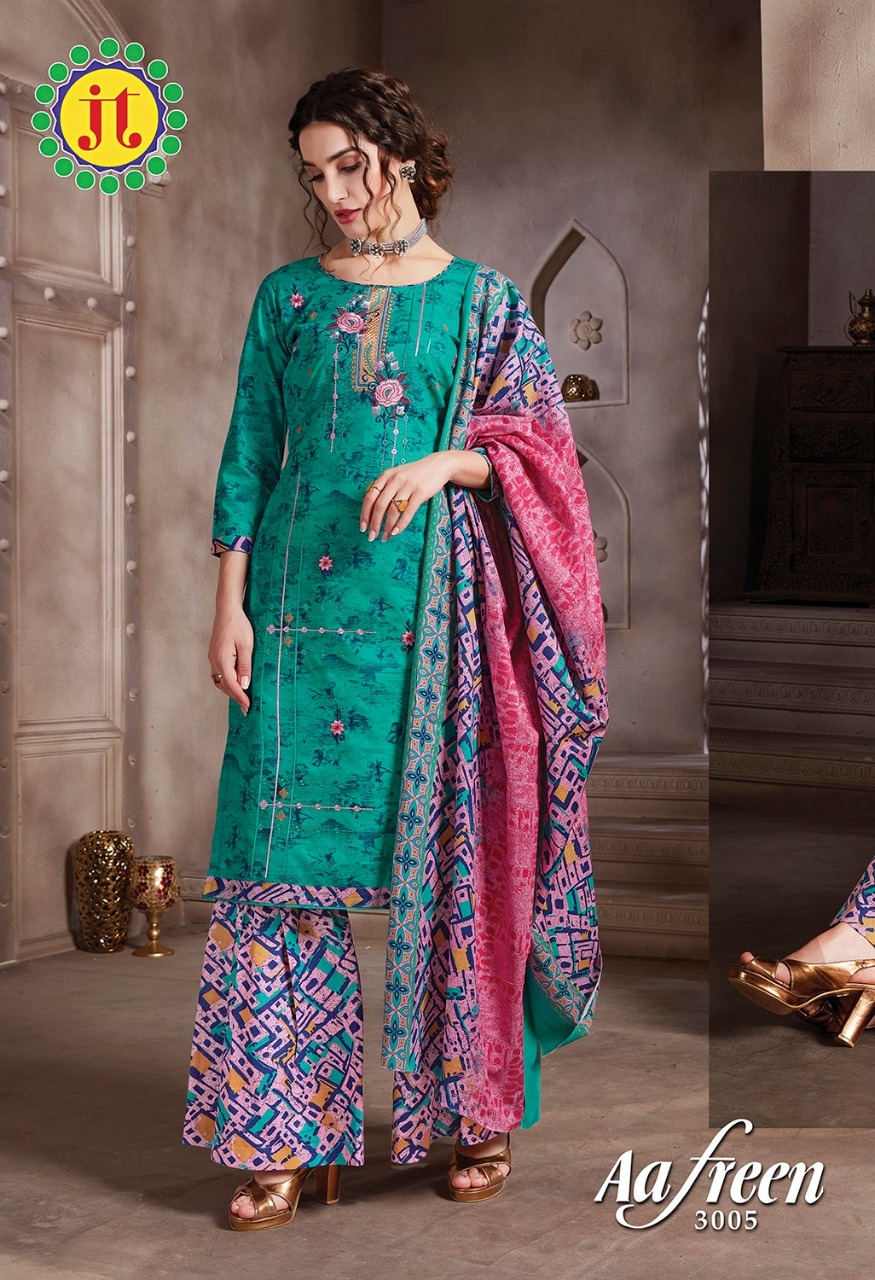 Jt Aafreen Vol 3 Cotton Printed Dress Material Catalog
