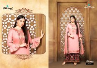 Your Choice Cotton Sarara Jam Silk Sharara Style Salwar Suit Catalog