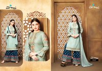 Your Choice Cotton Sarara Jam Silk Sharara Style Salwar Suit Catalog