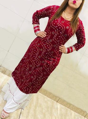 RAYON KURTI PALAZO