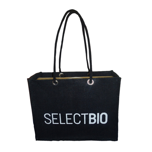 PP Laminated Jute Gift Bag With Cotton Rope Handle
