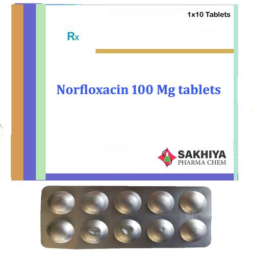 Norfloxacin 100Mg Tablets General Medicines