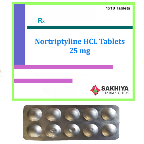 Nortriptyline HCL 25mg Tablets