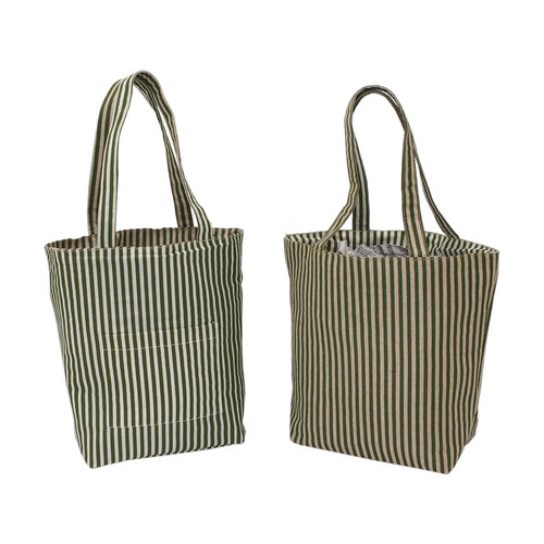 Reversible Jute Cotton Tote Bag