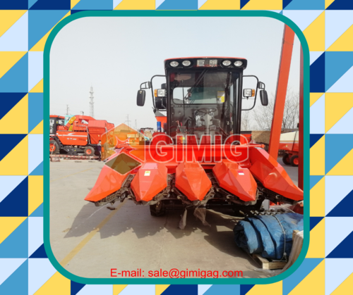 4 rows corn harvester