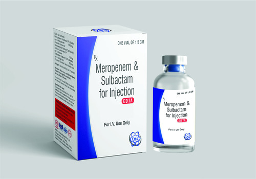 Meropenem+ Sulbactam For Injection (Edta) One Vial Of 1.5 Gm
