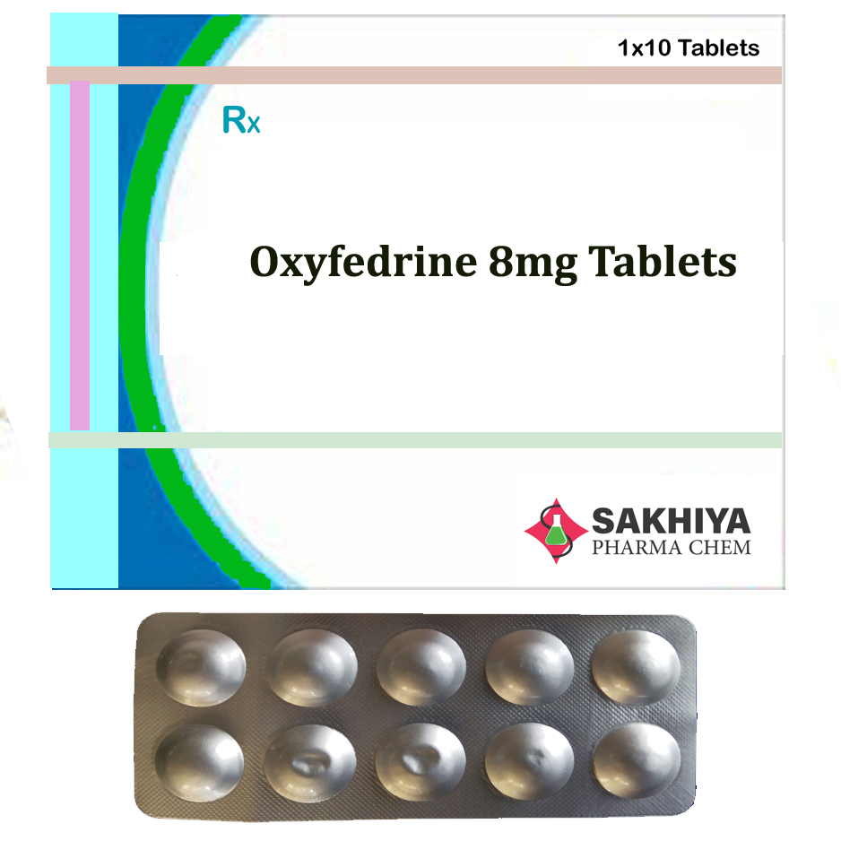 Oxyfedrine 8mg Tablets