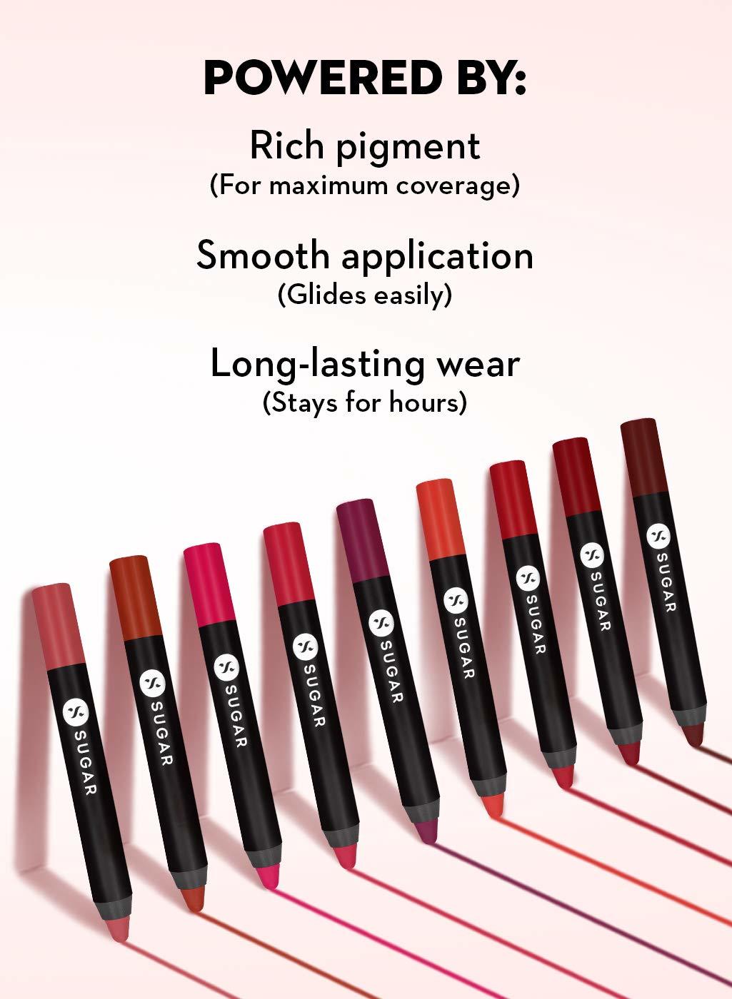 Sugar Cosmetics Matte As Hell Crayon Lipstick