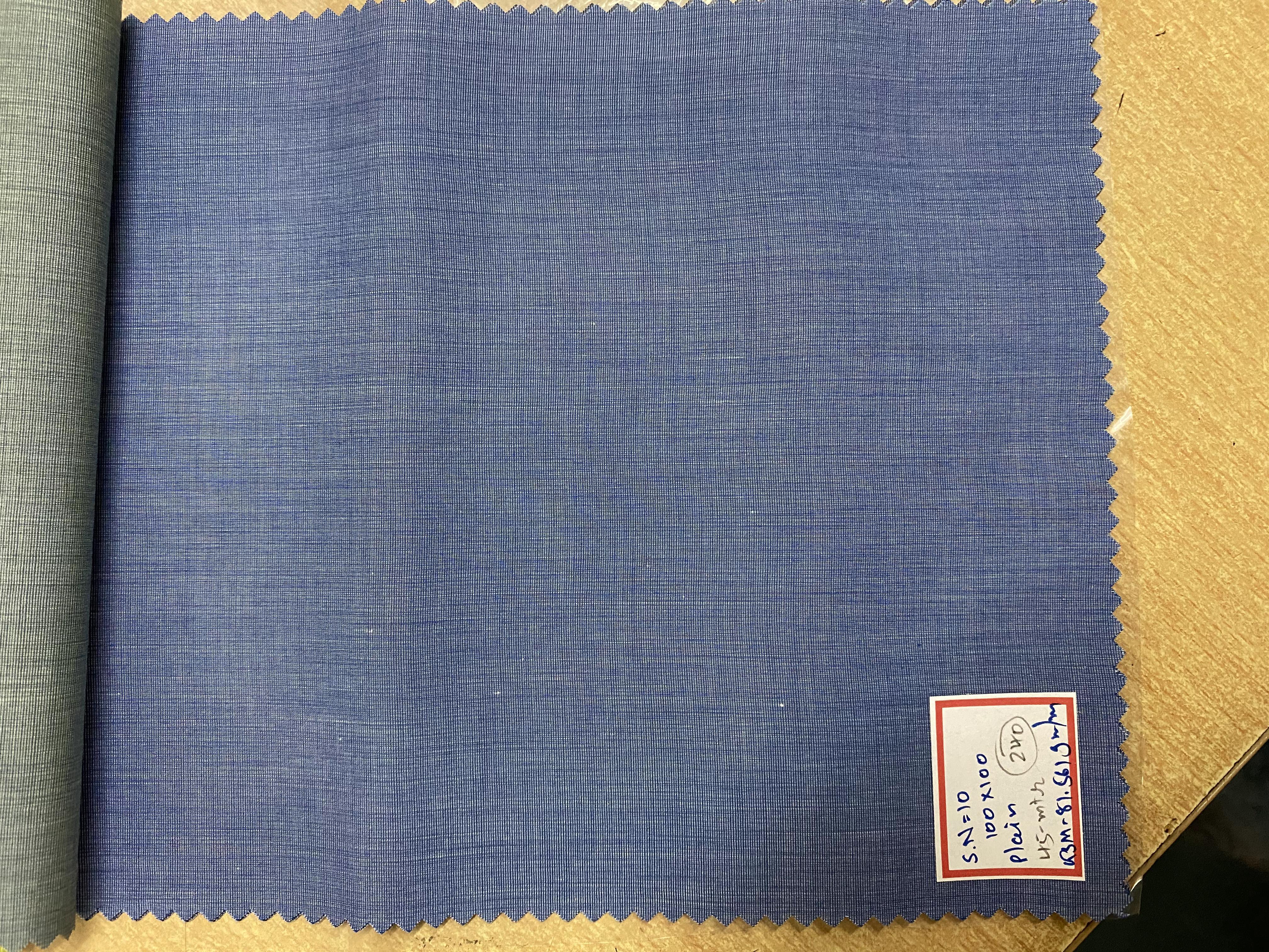 Fine Pure Cotton Shirting Fabric
