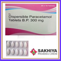 Paracetamol Dispersible BP 300mg Tablets