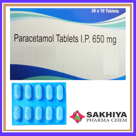 Paracetamol 650mg Pain Relieving Tablets