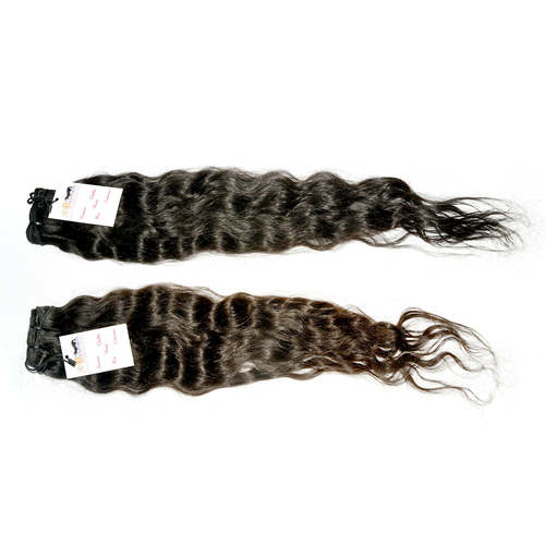 Double Drawn Hair Bundle Deep Wave Natural Color From Brazilian Hair