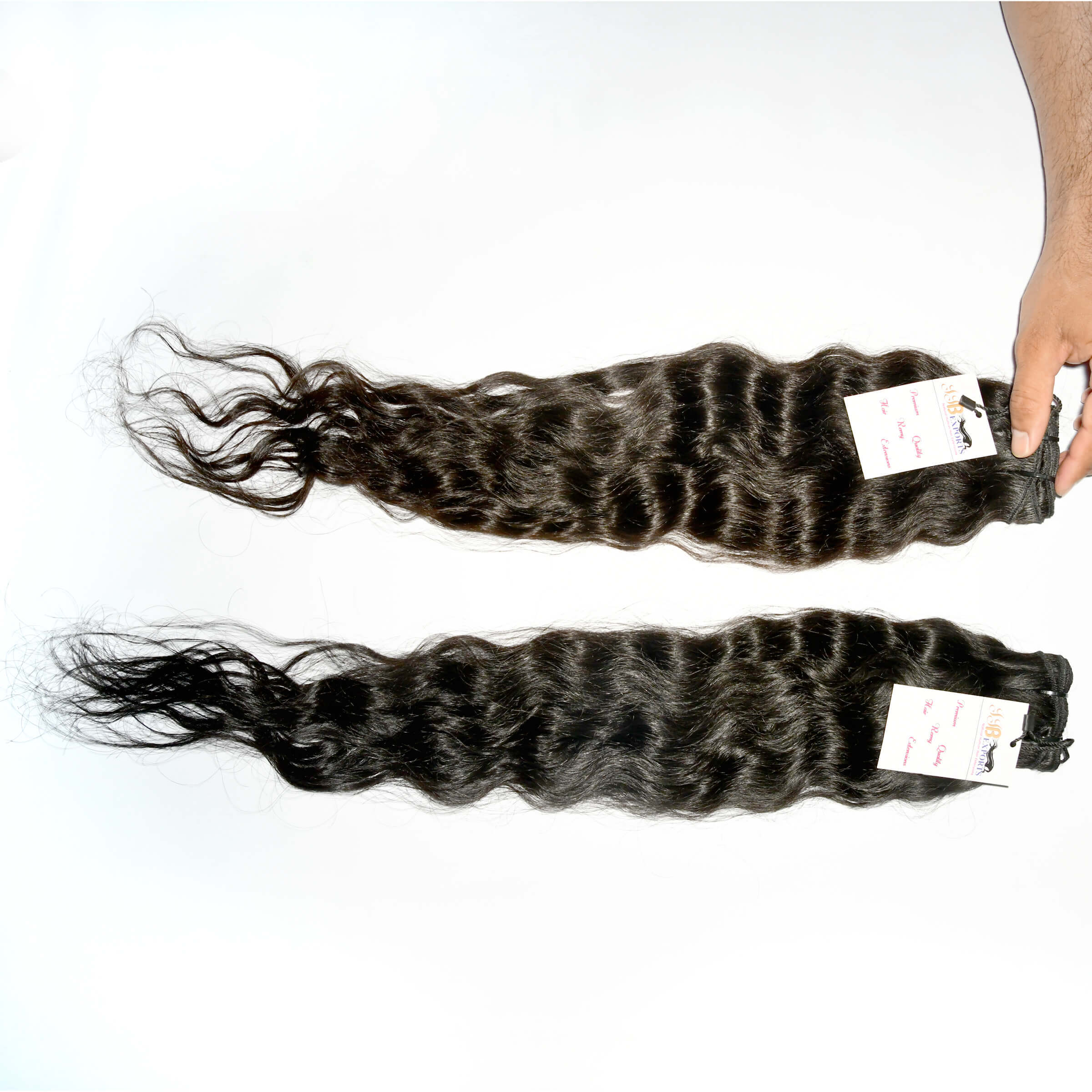 Double Wefted Deep Wave Brazilian Unprocessed Raw Virgin Deep Wave Hair