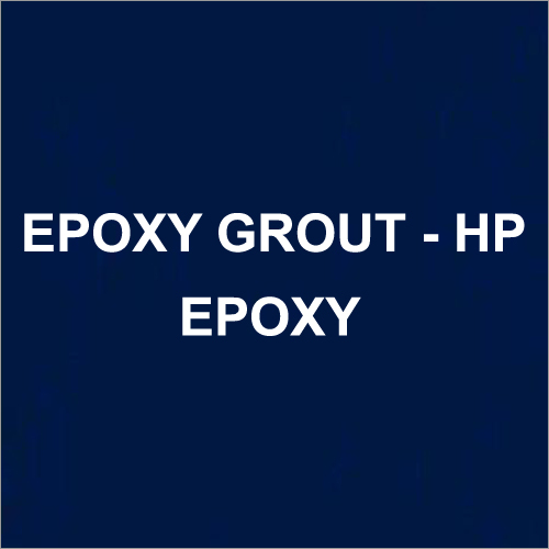 Epoxy Grout - Hp Epoxy Usage: Industrial