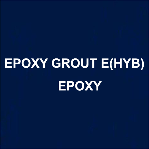 Epoxy Grout E(hyb) Epoxy Usage: Construction