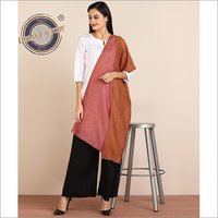 Pashmina Fine Wool Reversible Stole For Women