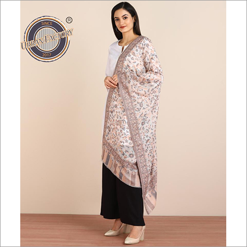 Pashmina Fine Wool Kani Cutting Stole For Women