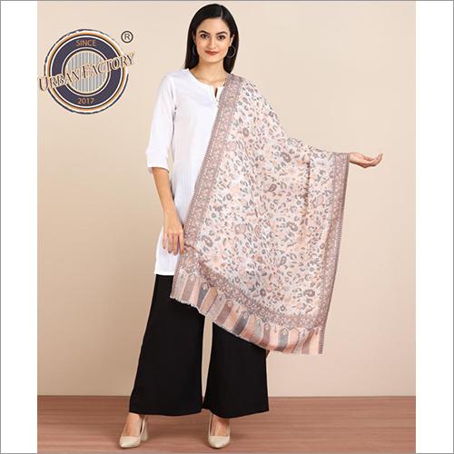 Pashmina Fine Wool Kani Cutting Stole For Women