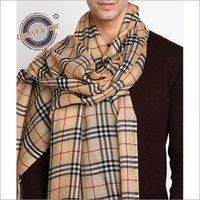 Pashmina Check Design Stole For Men