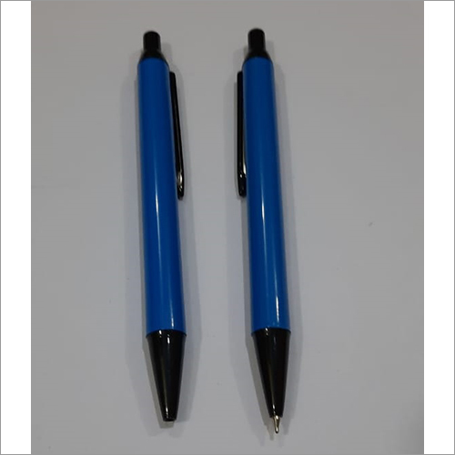 Blue Metal And Corporate Pen