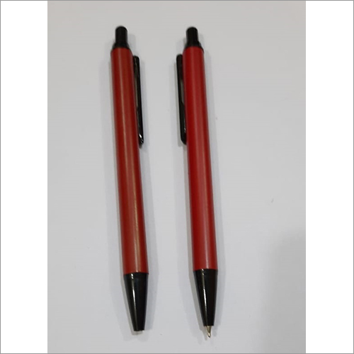 Red Metal And Corporate Pen
