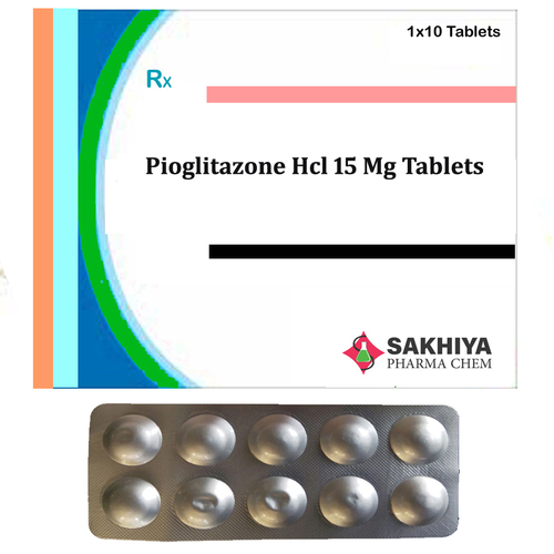Pioglitazone Hcl 15mg Tablets