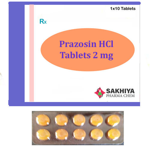 Prazosin Hcl 2mg Tablets