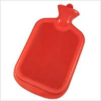 Hot Water Bag Economy Both Side Ribbed Red Colour