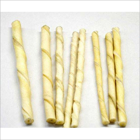 White Twisted Dogs Chew Sticks 