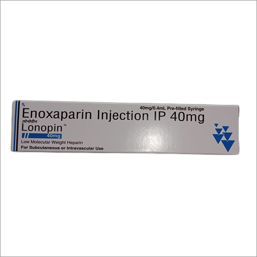 Enoxaparin Injection - 40 MG Low Molecular Weight Heparin | Prevents Blood Clots, Storage Instructions: Dry Place, Doctor's Dosage Guidelines