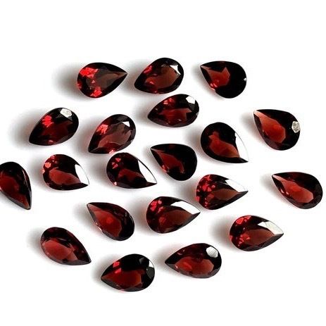 Garnet Faceted