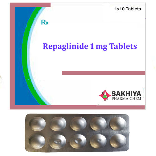  रेपैग्लिनाइड 1Mg टैबलेट सामान्य दवाएं