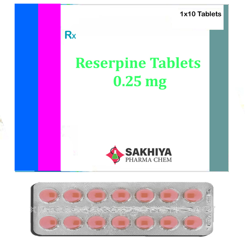 Reserpine 0.25Mg Tablets General Medicines