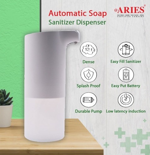 White Automatic Soap Dispenser