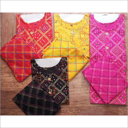 Ladies Cotton Printed  Kurti