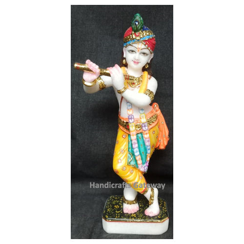 Multi Color Multicolor Lord Krishna Statue For Home Use