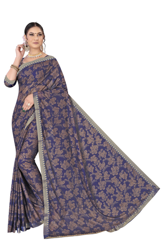 Designer Lycra Printed Sarees